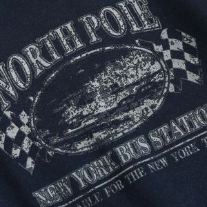 Color-navy blue -style casual -pattern type letter